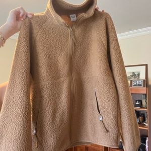 Brown fleece TNA sweatshirt
